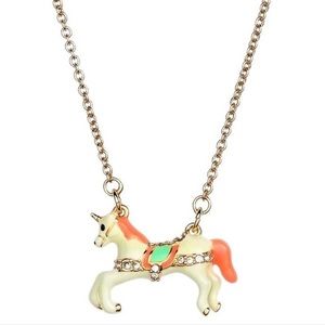 Kate Spade Carousel Horse Necklace